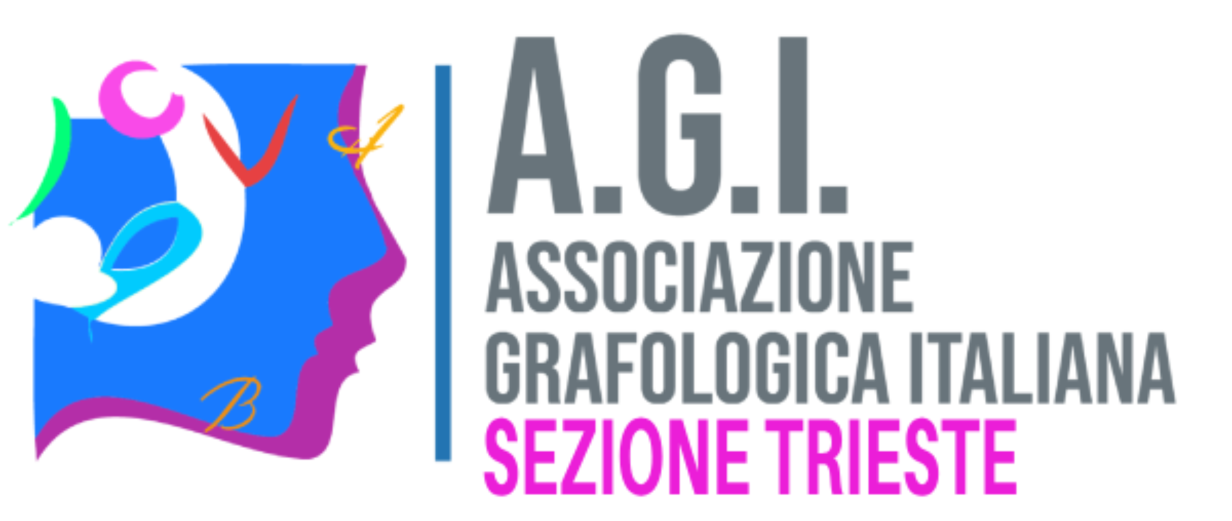 Logo AGI Trieste rosa